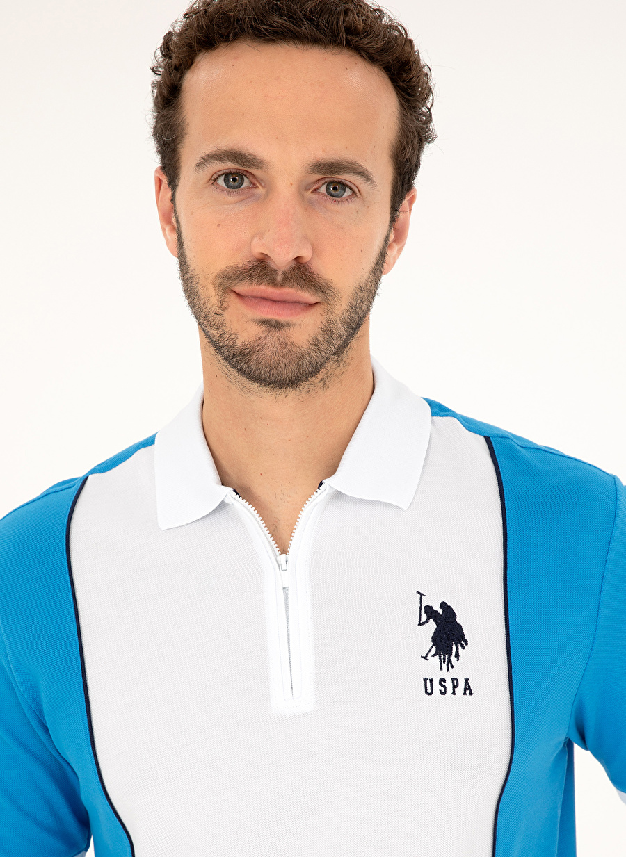 U.S. Polo Assn. Polo Yaka Saks Erkek T-Shirt T-GALENA_1