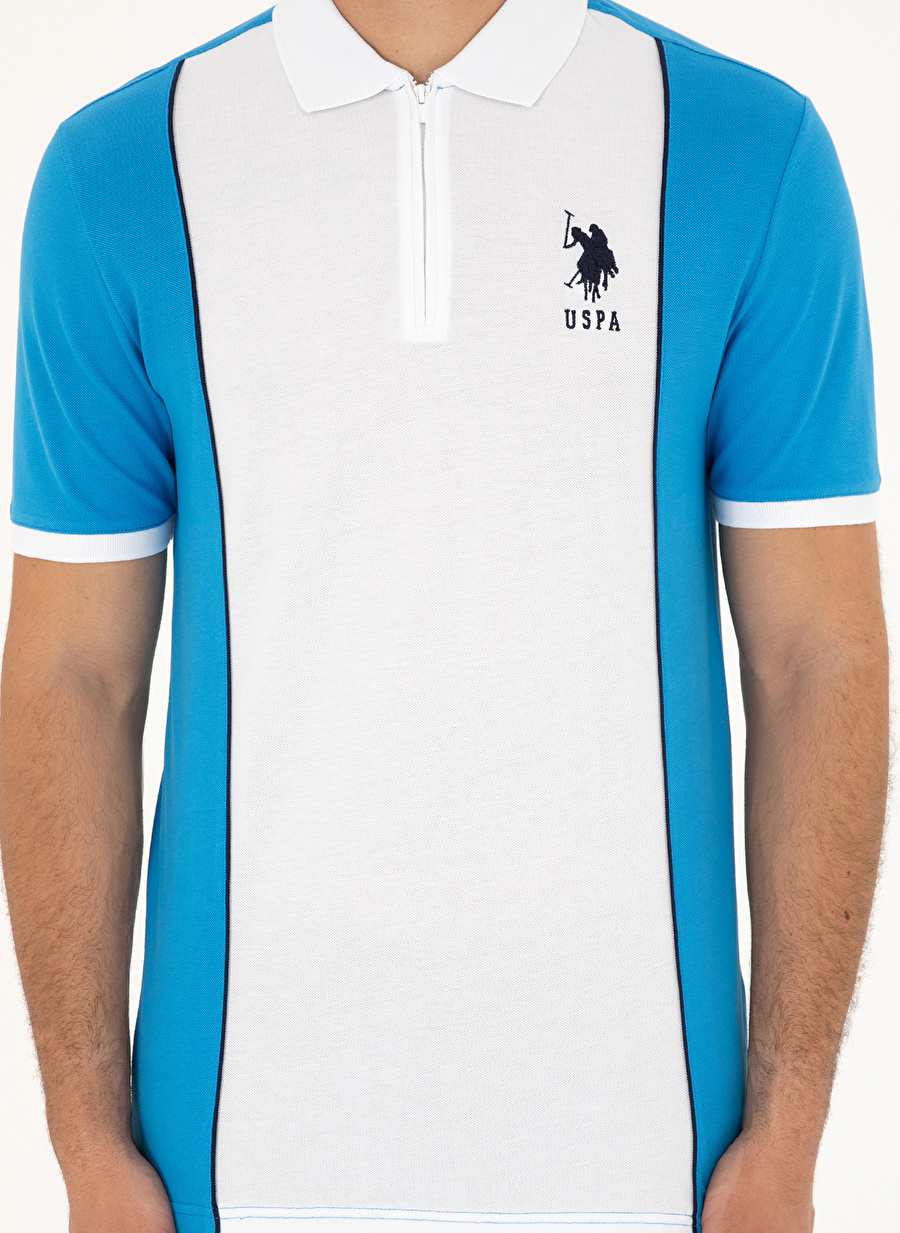 U.S. Polo Assn. Polo Yaka Saks Erkek T-Shirt T-GALENA_5