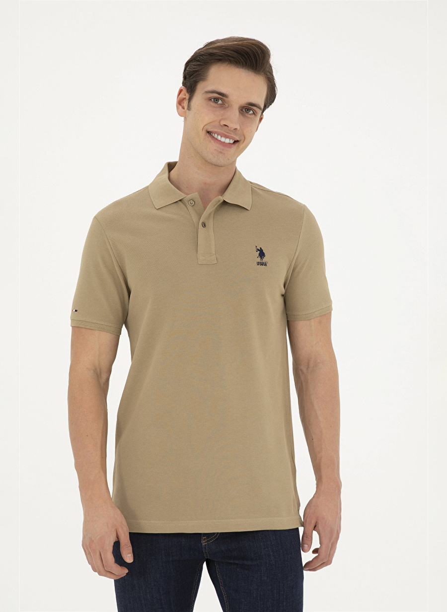 U.S. Polo Assn. Haki Erkek Polo T-Shirt TP04IY024