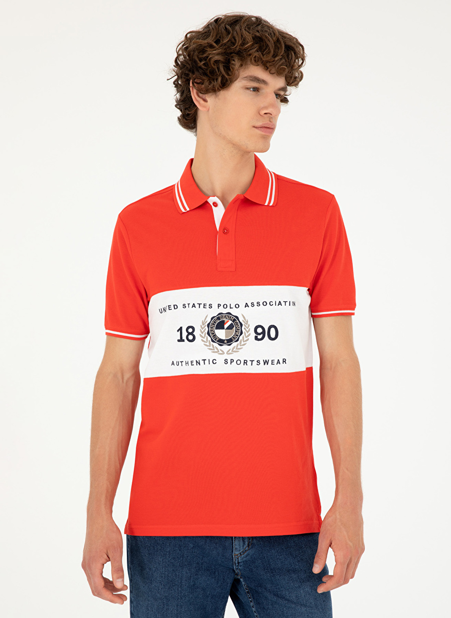 U.S. Polo Assn. Kırmızı Erkek Regular Fit T-Shirt T-TUCA_2