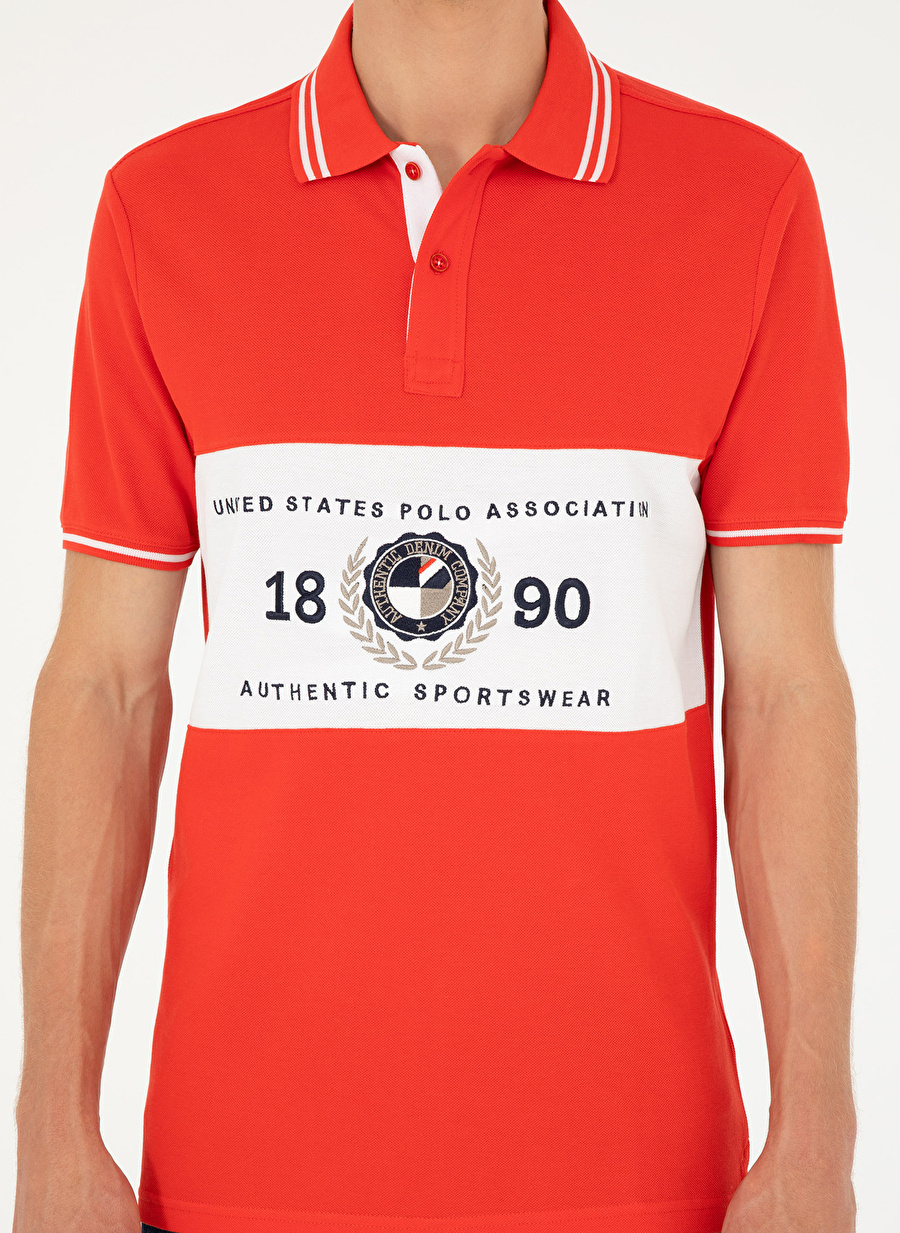 U.S. Polo Assn. Kırmızı Erkek Regular Fit T-Shirt T-TUCA_5