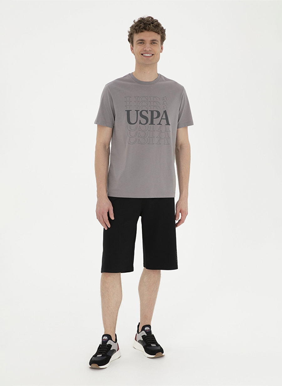 U.S. Polo Assn. Siyah Erkek Sweat Şort NEPAL