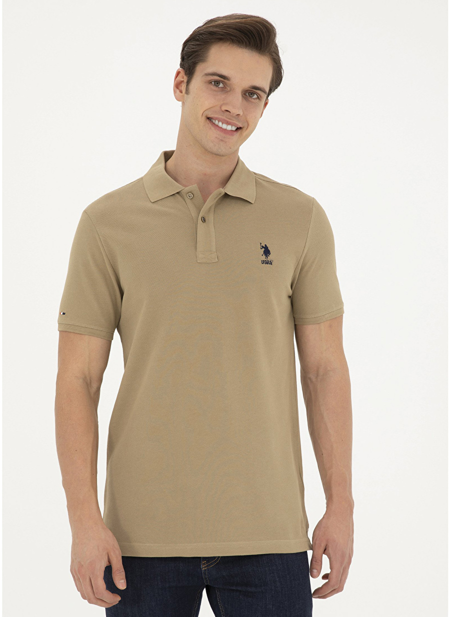 U.S. Polo Assn. Haki Erkek Polo T-Shirt TP04IY024