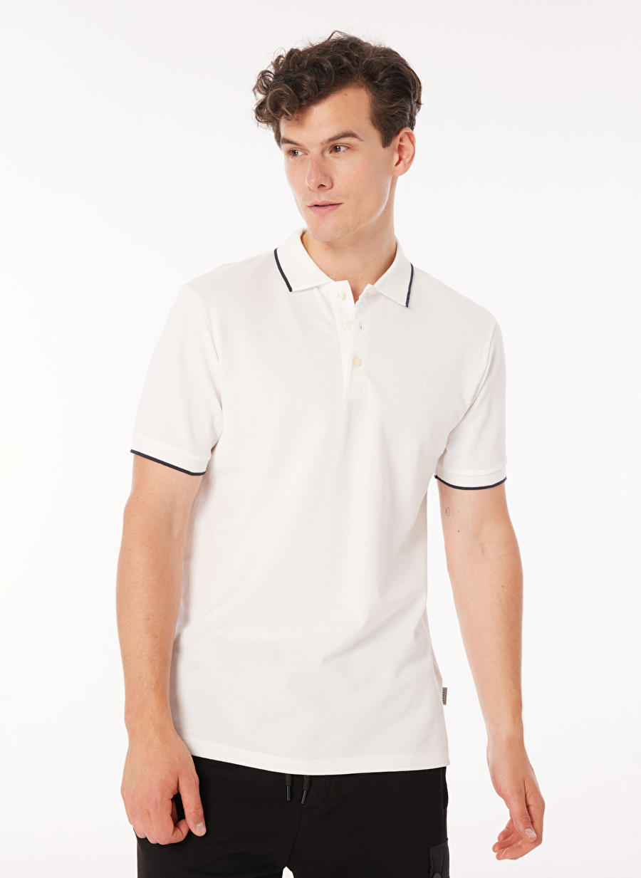 Beymen Business Beyaz Erkek Polo T-Shirt 4BX482420008