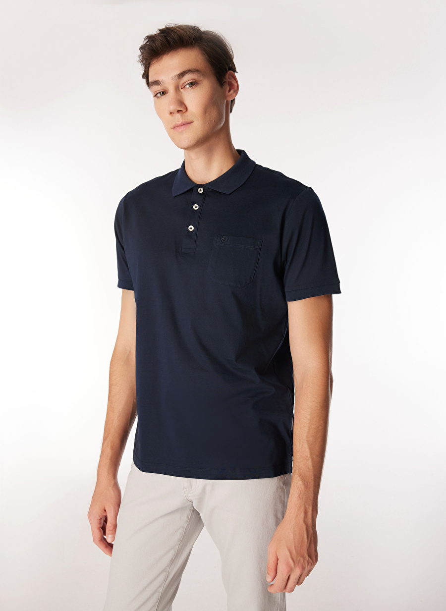 Beymen Business Lacivert Erkek Polo T-Shirt 4BX482420007