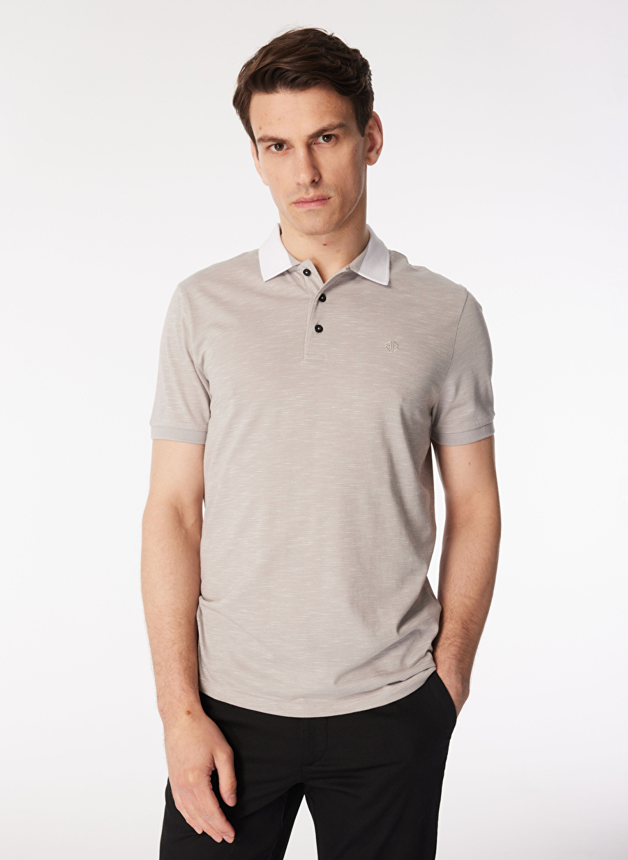 Beymen Business Gri Erkek Polo T-Shirt 4BX482420001