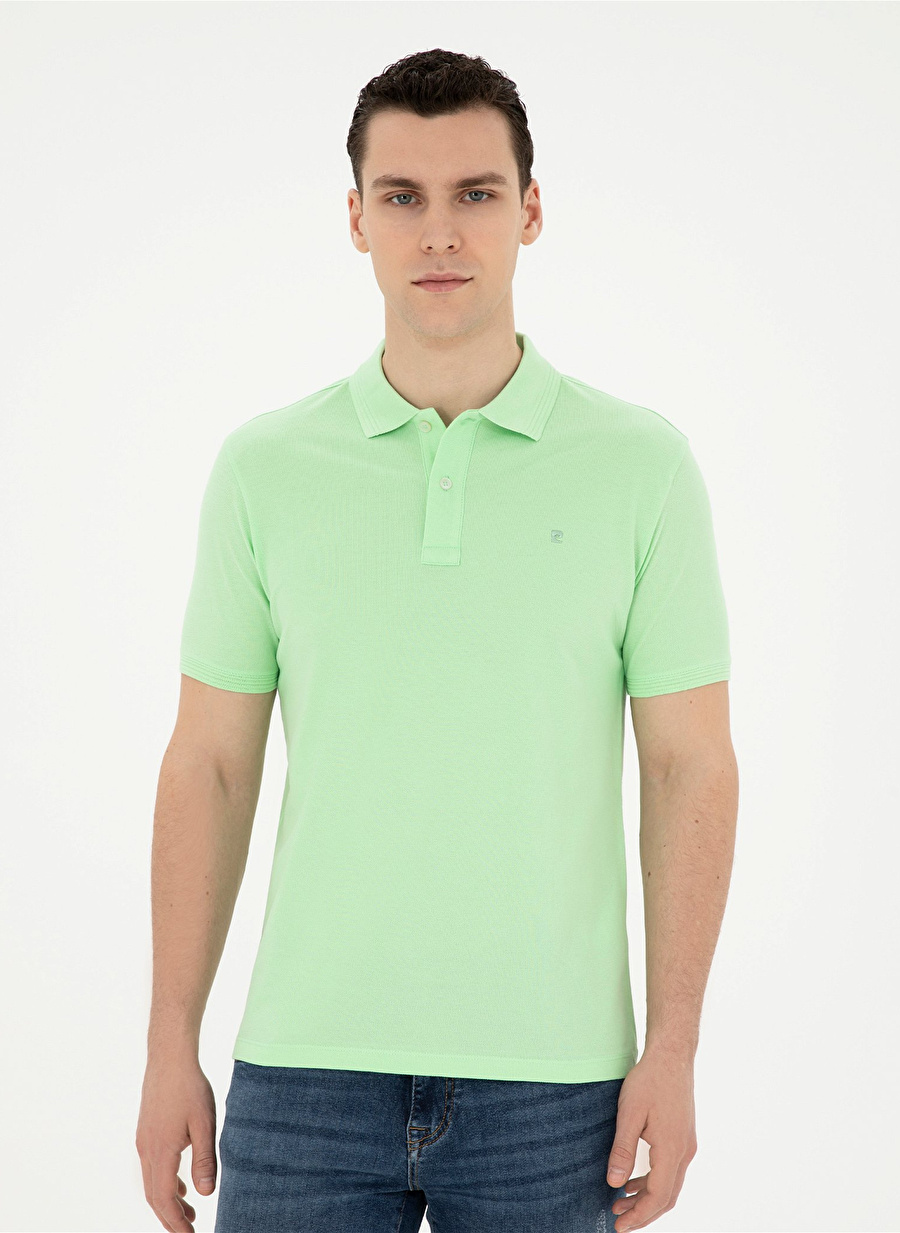 Pierre Cardin Düz Fıstık Erkek Polo T-Shirt SUNNY