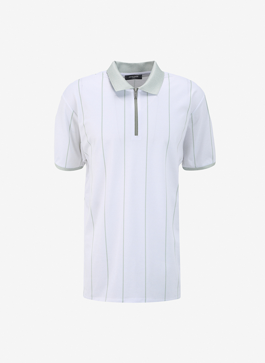 Pierre Cardin Çizgili Çağla Erkek Polo T-Shirt RAVIS