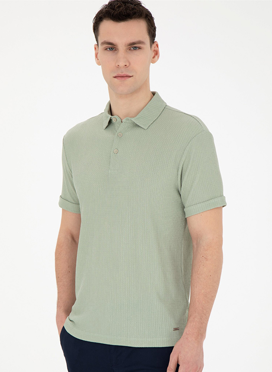 Pierre Cardin Jakarlı Çağla Erkek Polo T-Shirt BLAKE