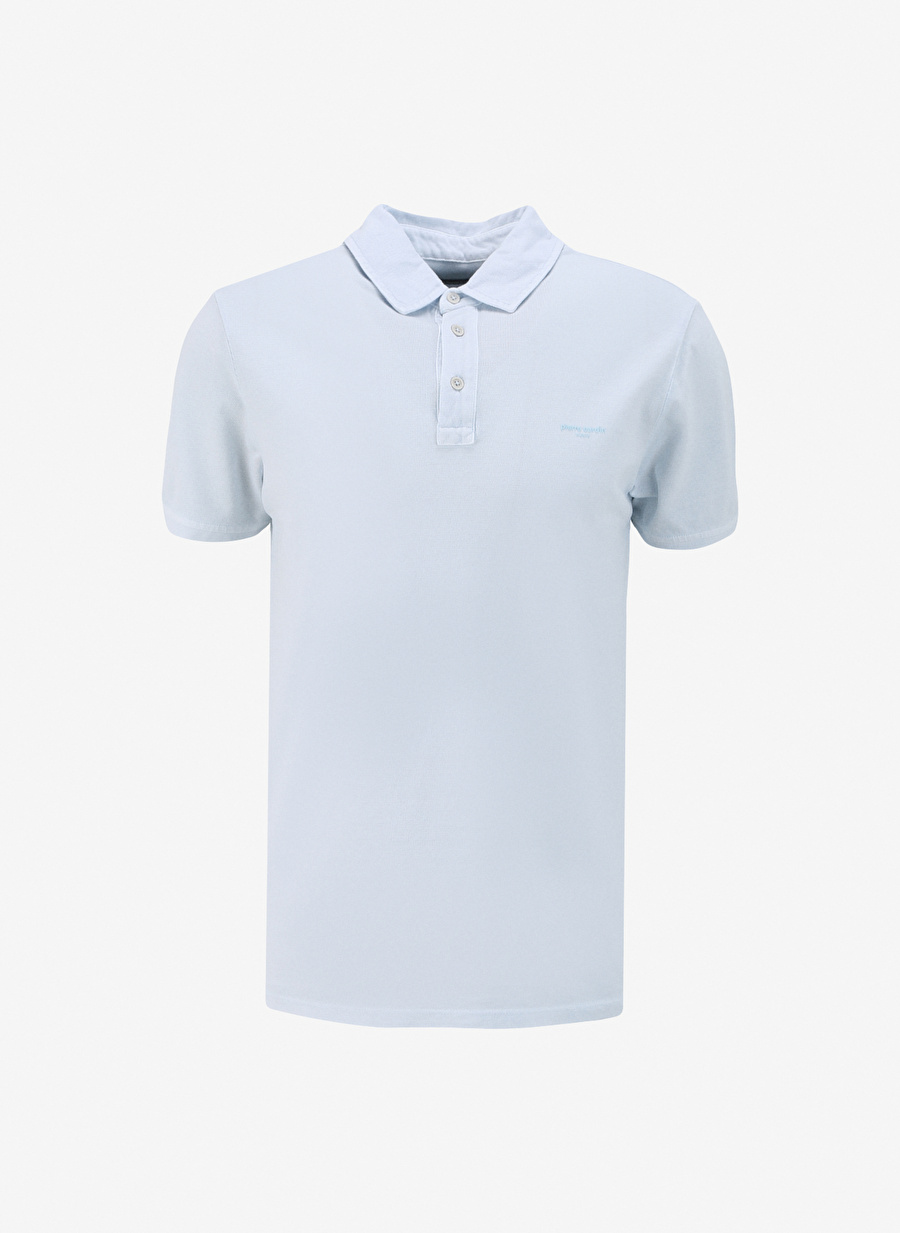 Pierre Cardin Düz Buz Mavisi Erkek Polo T-Shirt TOMAS