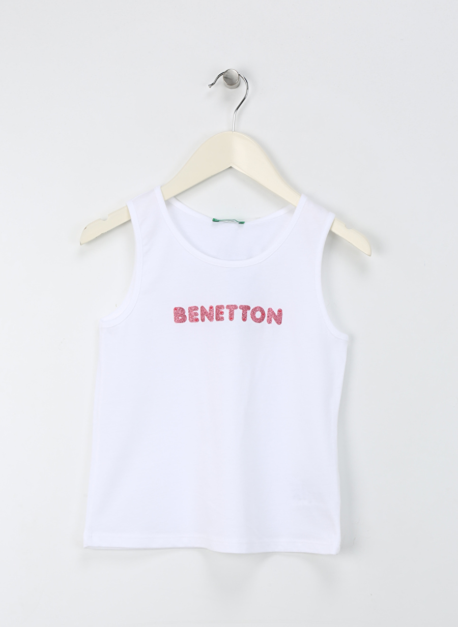 Benetton Beyaz Kız Çocuk Atlet 3I1XGH00T