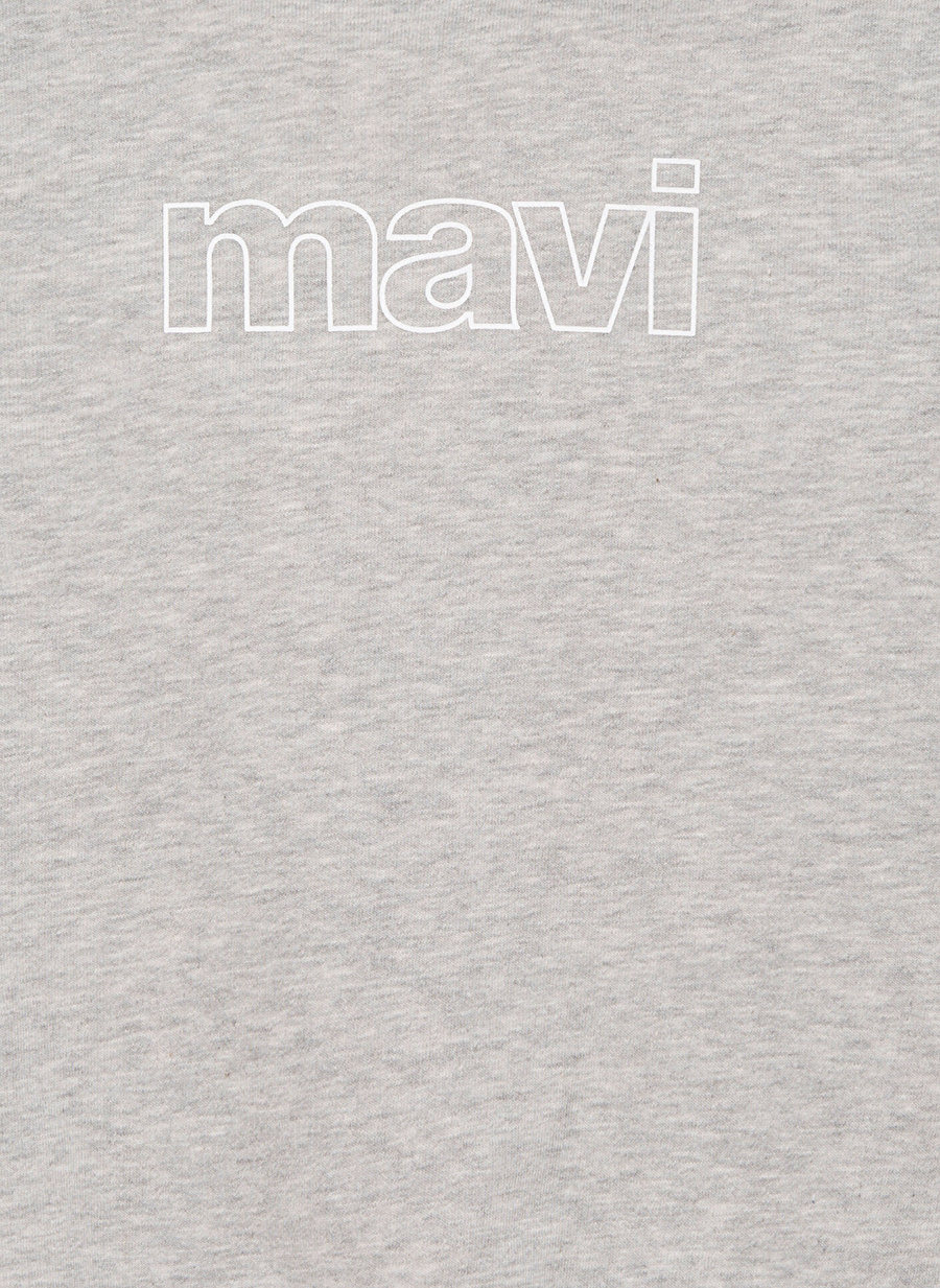 Mavi Baskılı Erkek Çocuk Açık Gri Sweatshırt MAVİ LOGO BASKILI SWEATSHIRT M6S100_2