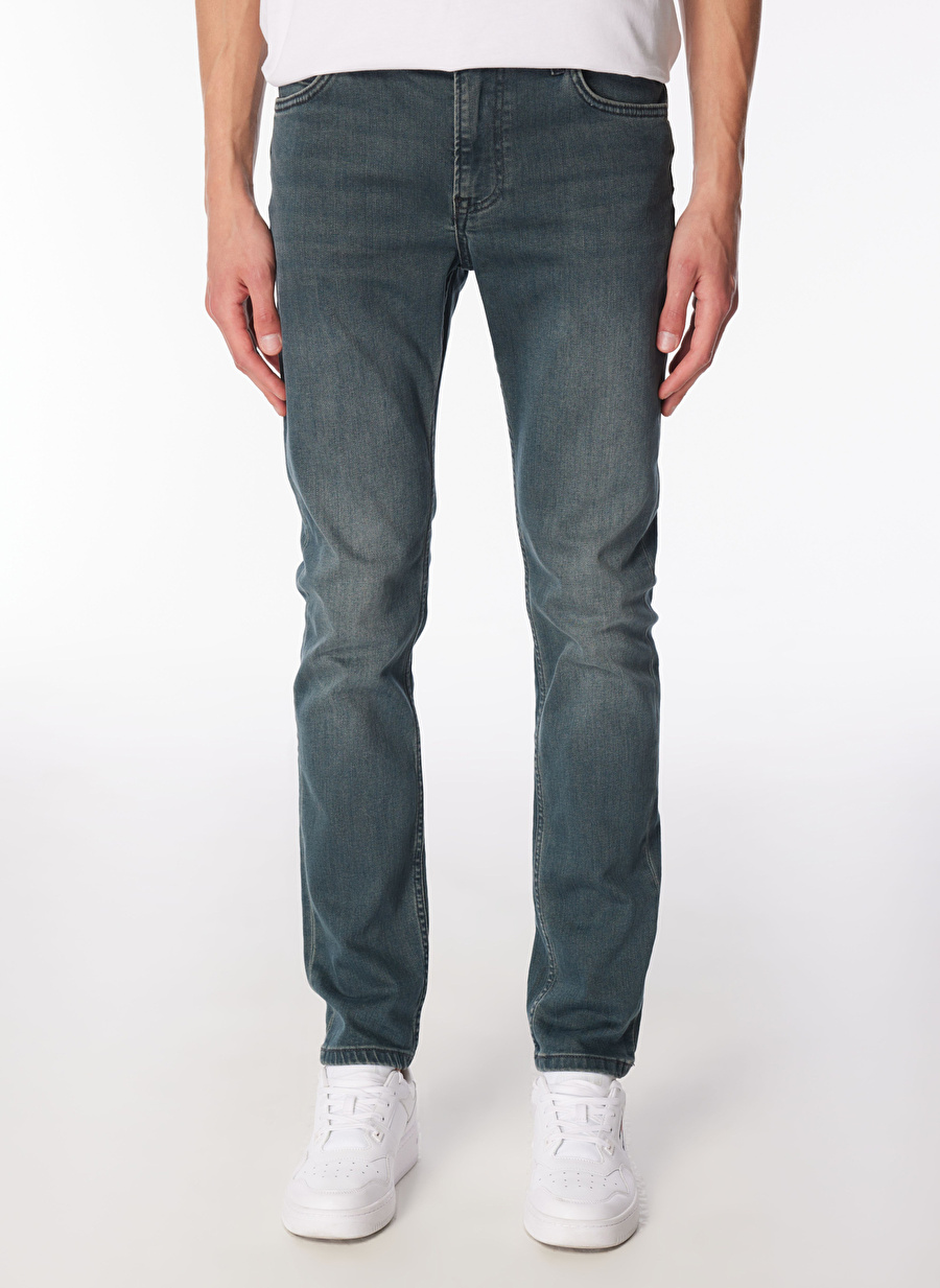 Lee Normal Bel Slim Fit Taş Erkek Denim Rider Jean Pantolon L70115858_2