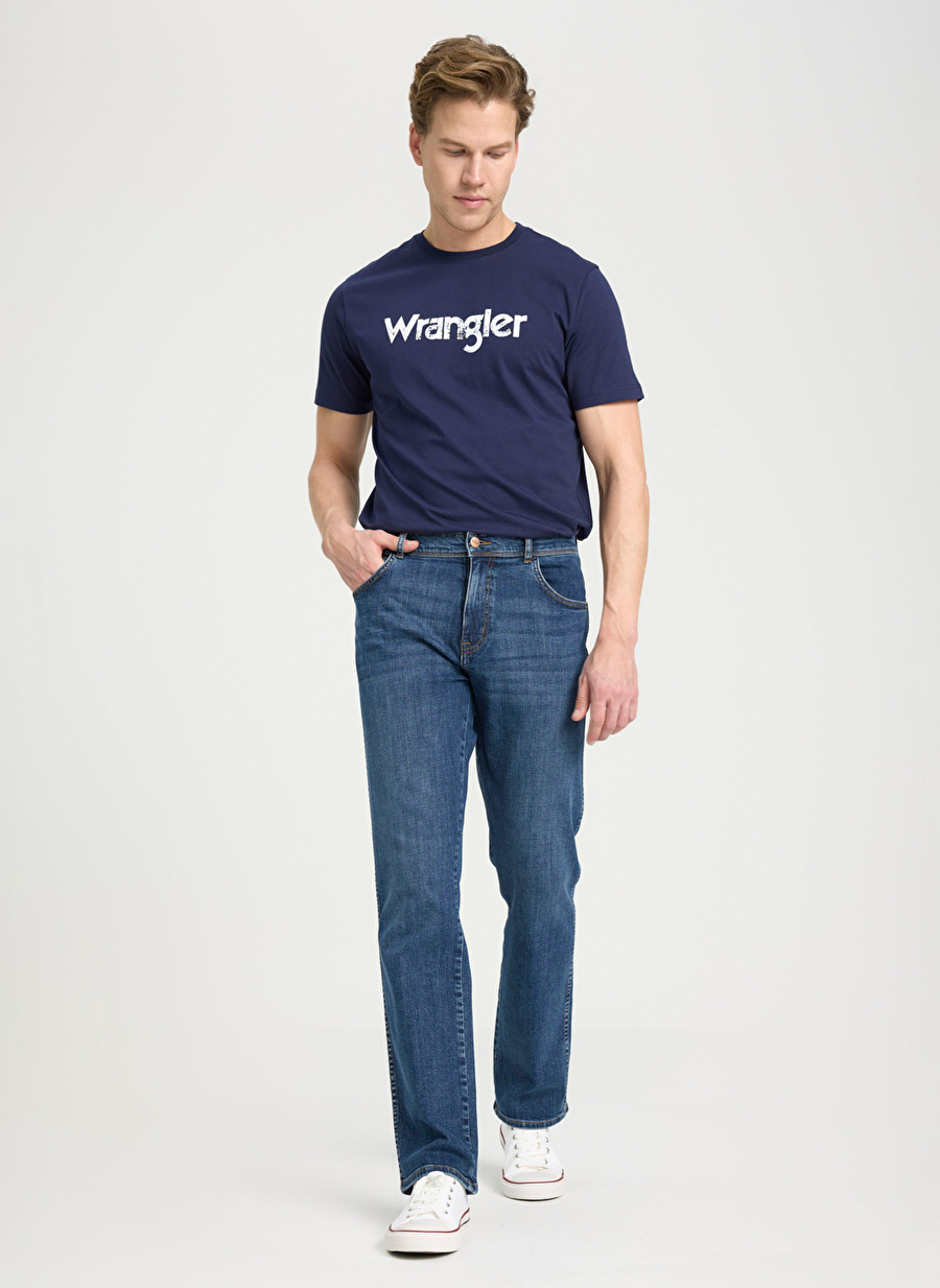 Wrangler Taş Erkek Regular Fit Denim Pantolon W12106758 Texas Jean Pantolon 