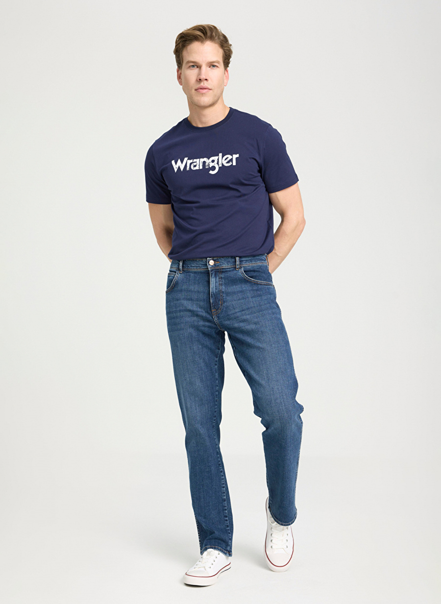 Wrangler Taş Erkek Regular Fit Denim Pantolon W12106758 Texas Jean Pantolon _1