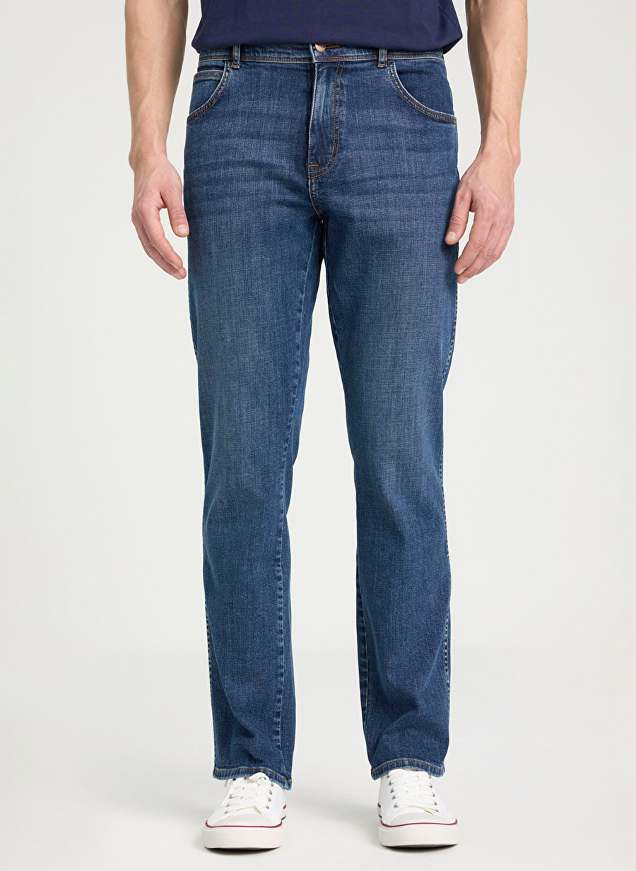 Wrangler Taş Erkek Regular Fit Denim Pantolon W12106758 Texas Jean Pantolon _2