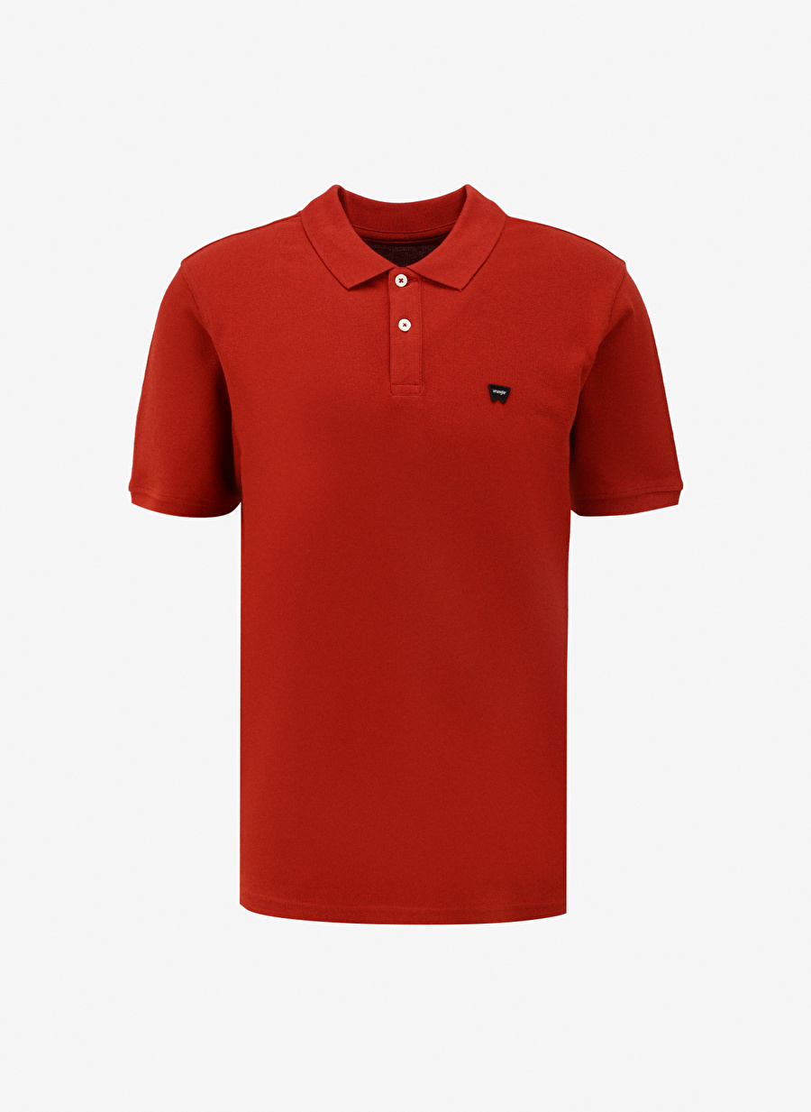 Wrangler Kiremit Erkek Polo T-Shirt W7D5K4XX2T222 Kısa Kollu Polo Tshir