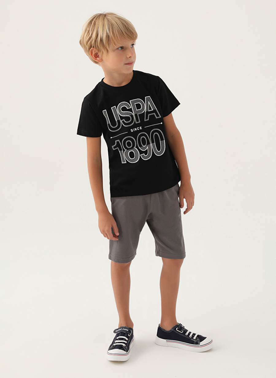 U.S. Polo Assn. Krem Kız Çocuk Pijama Takımı US1818