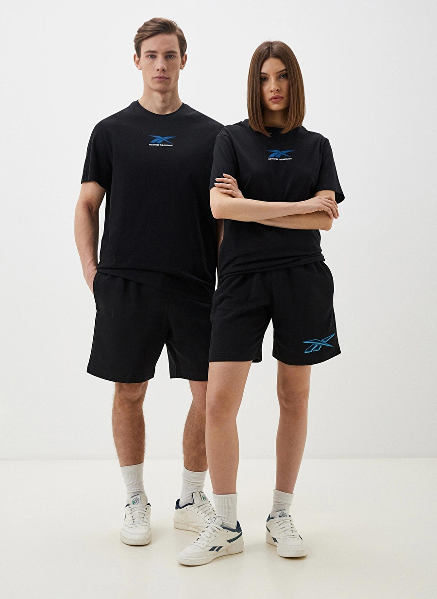 Reebok 100075845 CL UNIFORM Siyah Erkek Normal Kalıp Şort