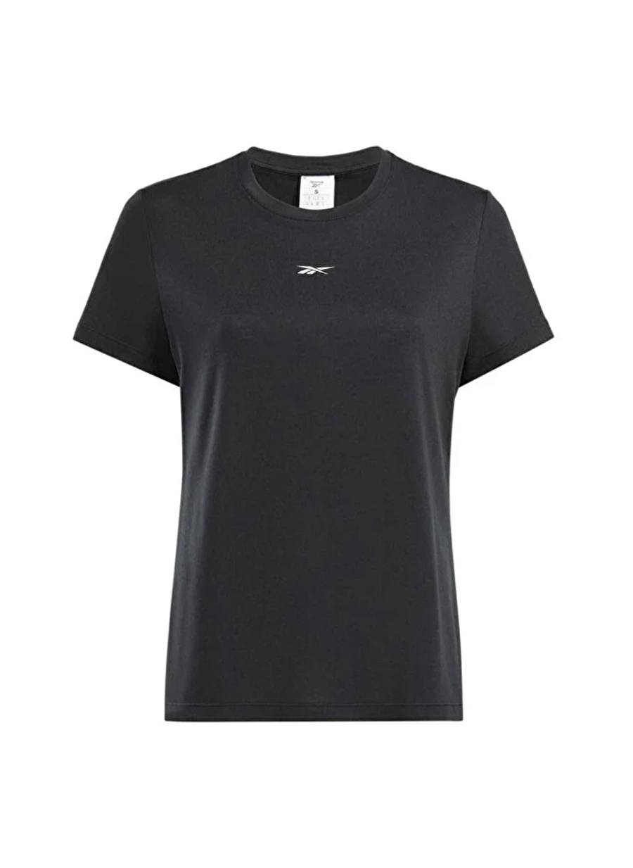 Reebok 100075423 ID TRAIN SUPREMIUM TEE Siyah Kadın Yuvarlak Yaka Normal Kalıp T-Shirt