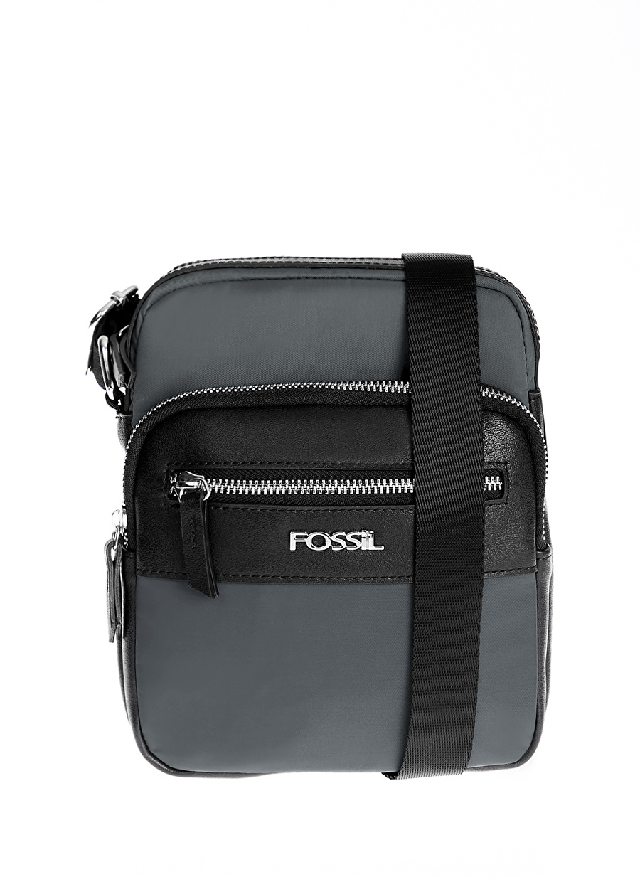 Fossil Antrasit 22x19x6 cm Erkek Çapraz Çanta 01FS2053