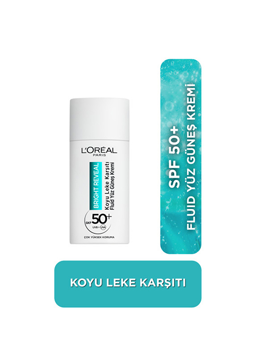 Bright Reveal Koyu Leke Karşıtı Spf 50 Fluid Yüz Güneş Kremi 50 ml