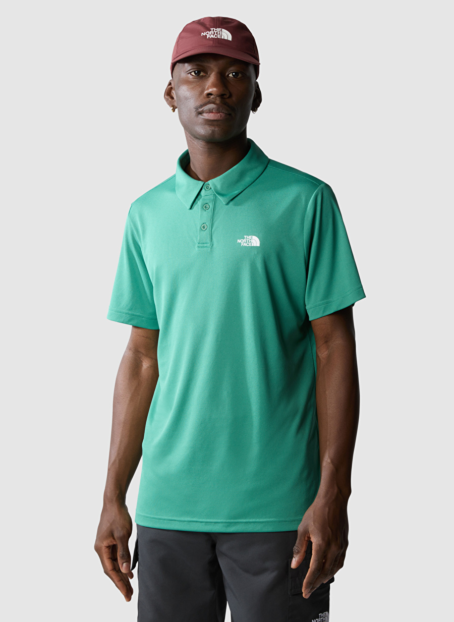 The North Face Yeşil Erkek Polo T-Shirt NF0A2WAZRIW1_M TANKEN POLO - EU