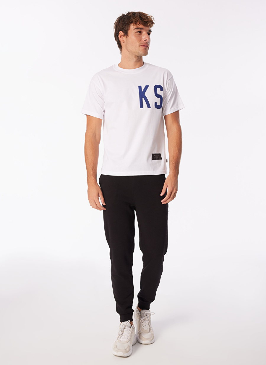 KARL LAGERFELD Lastikli Bel Slim Fit Siyah Erkek Eşofman Altı 705893500900