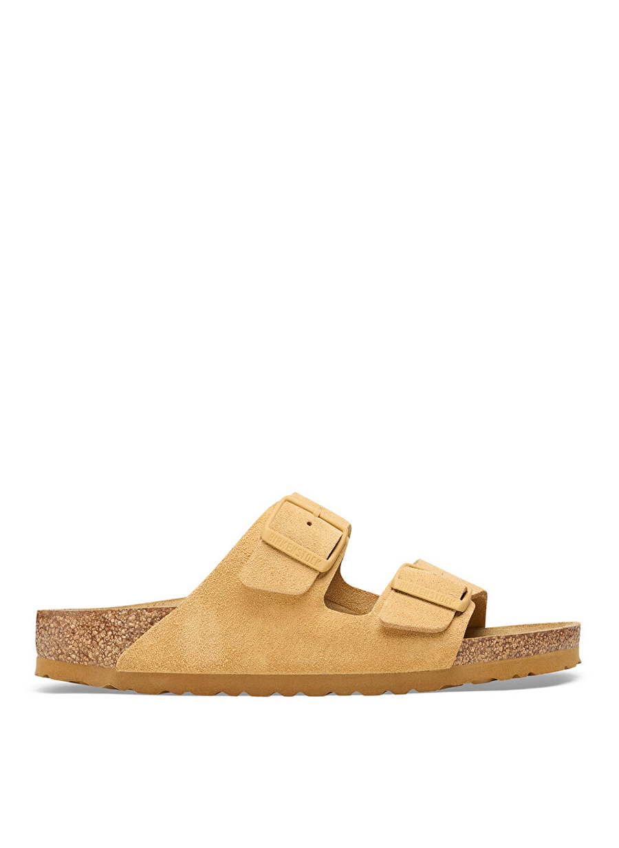 Birkenstock Krem Erkek Süet Terlik ARIZONA