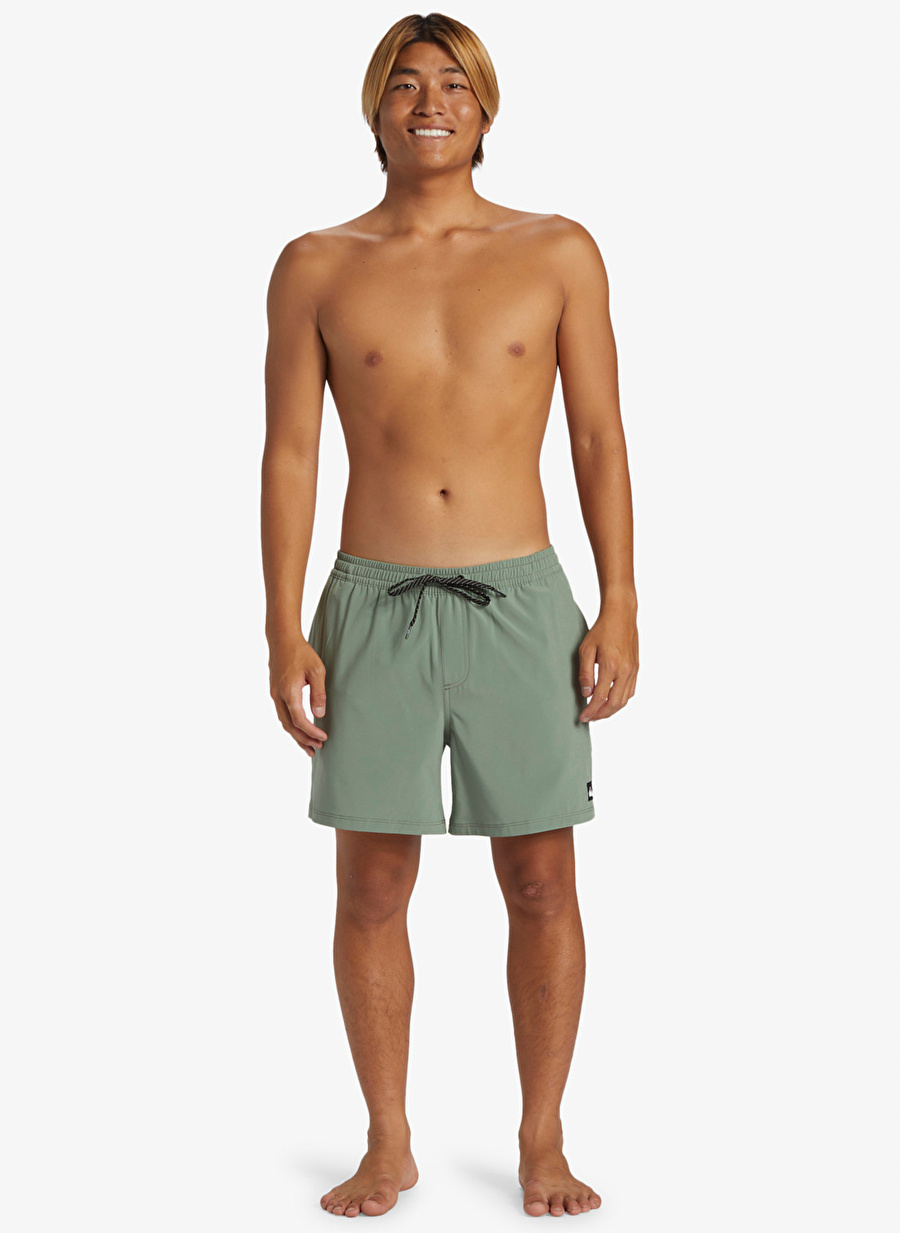 Quiksilver Yeşil Şort Mayo AQYJV03141_SURFSILK SOLID VOLLEY 16