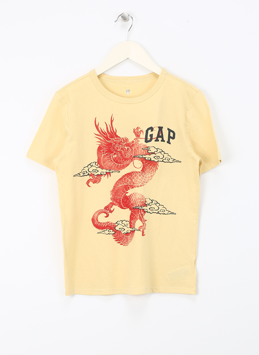 Gap Baskılı Beyaz Erkek T-Shirt 885810006