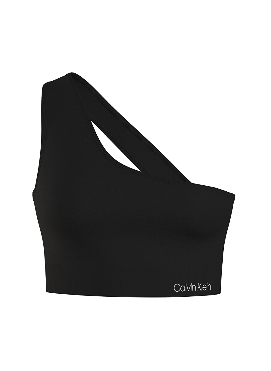 Calvin Klein Siyah Kadın Bikini Üst ONE SHOULDER BRALETTE KW0KW02313BE