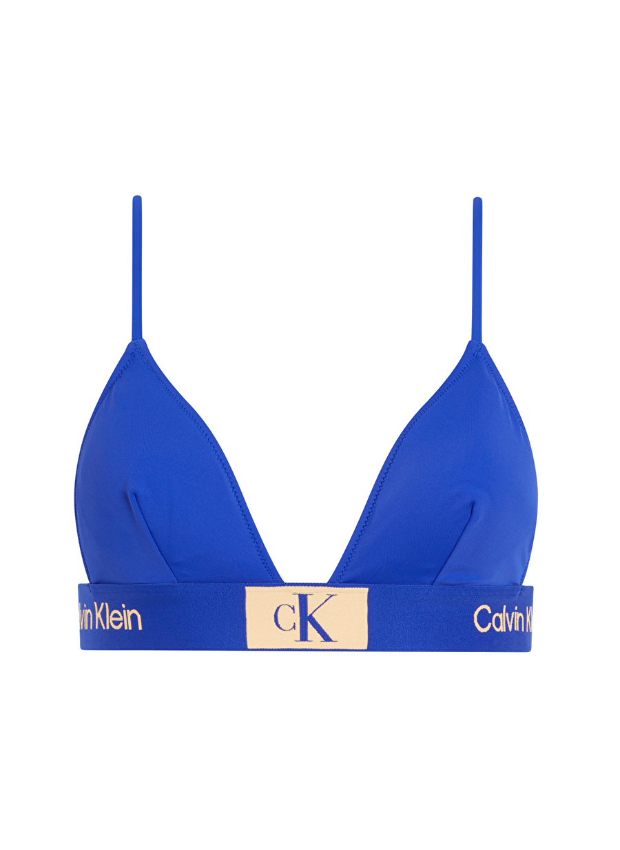 Calvin Klein Saks Kadın Bikini Üst FIXED TRIANGLE-RP KW0KW02451C7N