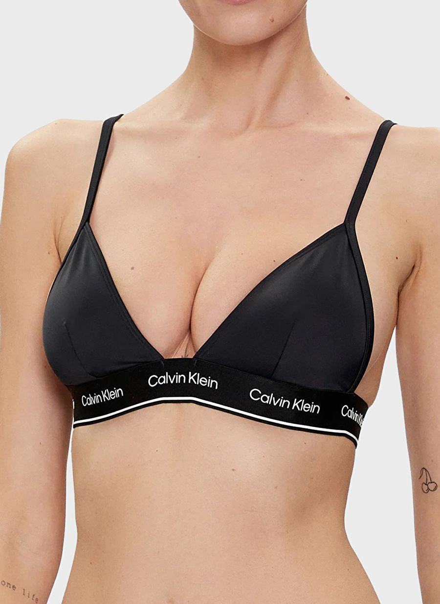 Calvin Klein Siyah Kadın Bikini Üst TRIANGLE-RP KW0KW02424BEH