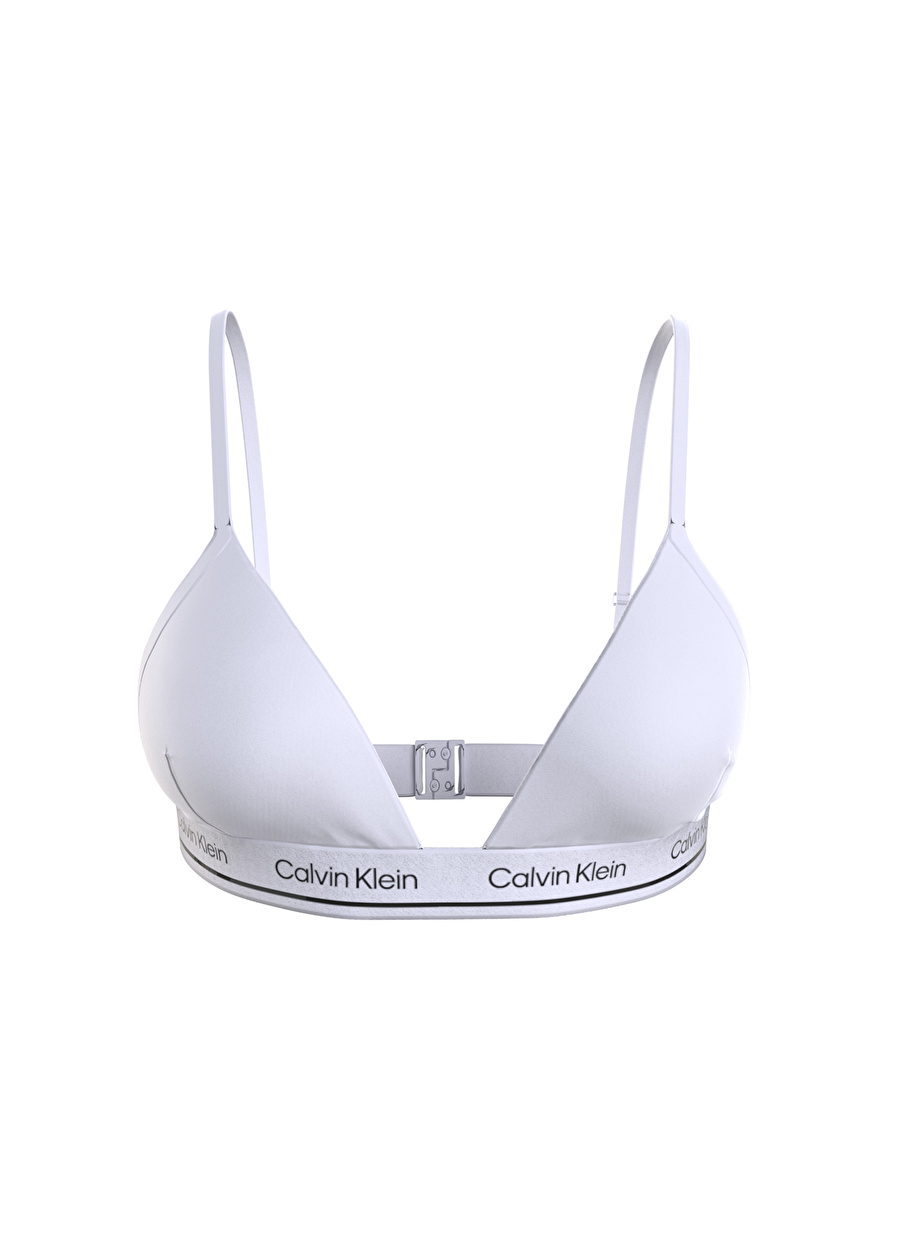 Calvin Klein Beyaz Kadın Bikini Üst TRIANGLE-RP KW0KW02424YCD