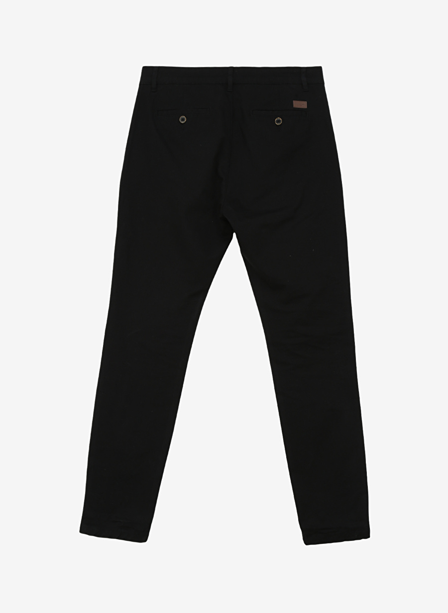 U.S. Polo Assn. Normal Bel Normal Paça Slim Fit Siyah Erkek Pantolon STK-LUIS_6