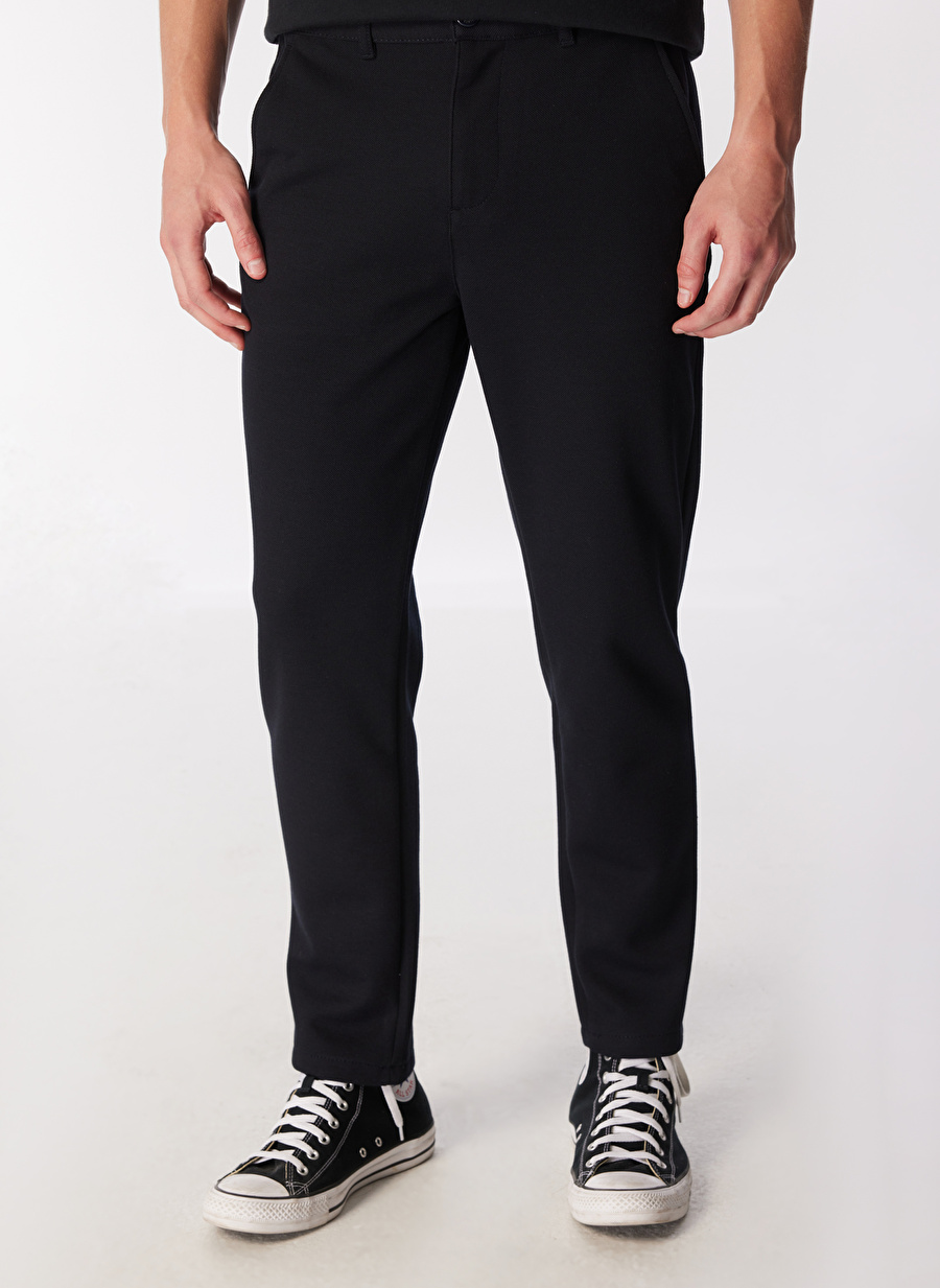 U.S. Polo Assn. Normal Bel Normal Paça Jogger Lacivert Erkek Pantolon STK-TUNAH_2