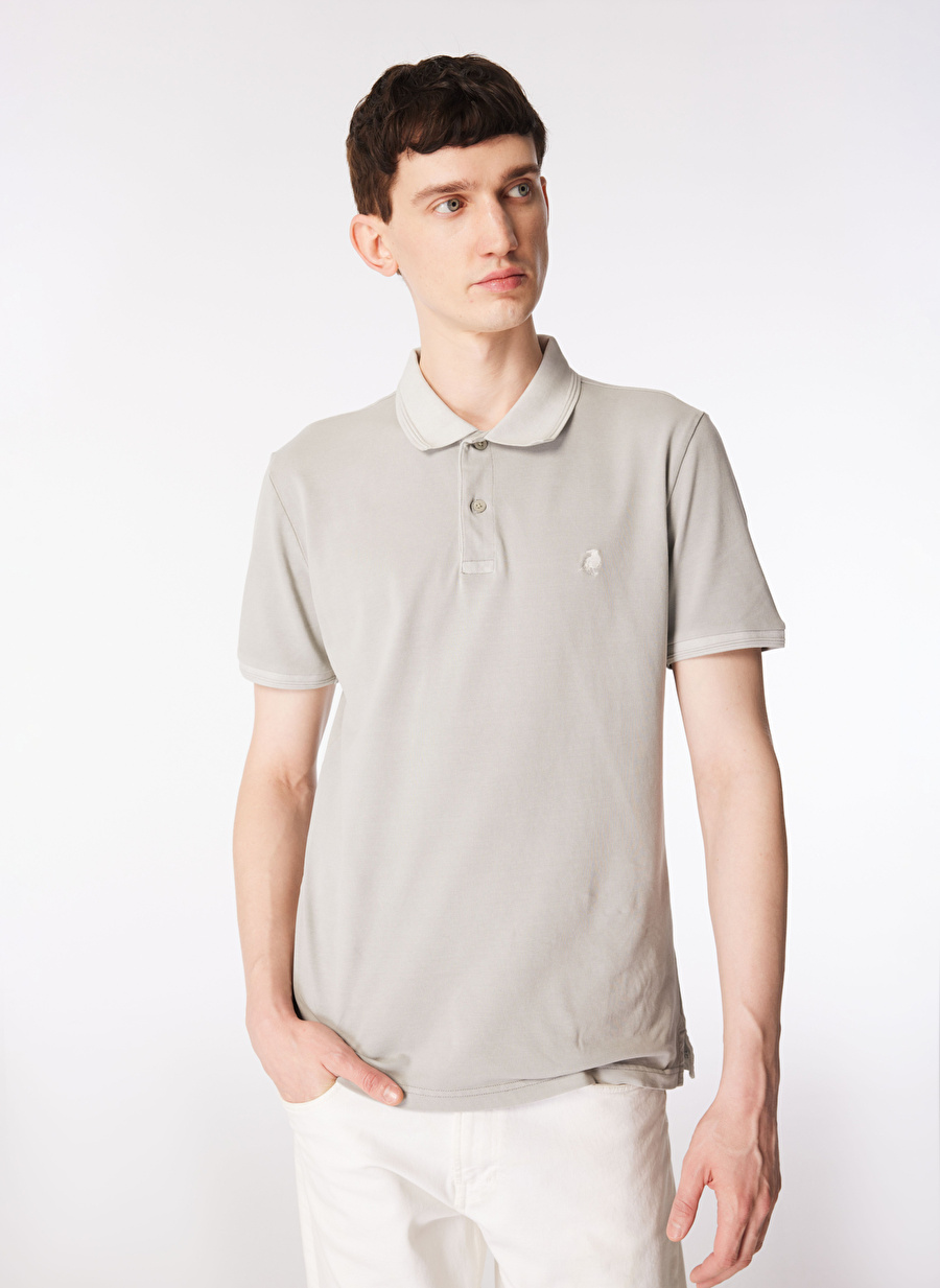 Gmg Fırenze Polo Yaka Gri Erkek T-Shirt GU24MSS03006