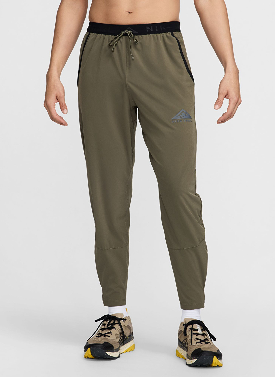 Nike Yeşil Erkek Lastikli Bel Normal Kalıp Eşofman Altı DX0855-222 M NK DF DAWN RANGE PANT