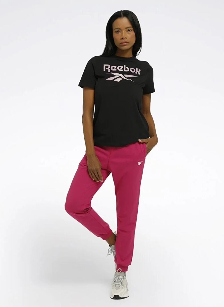 Reebok 101864618 RI FRENCH TERRY PANT Pembe Kadın Normal Kalıp Eşofman Altı