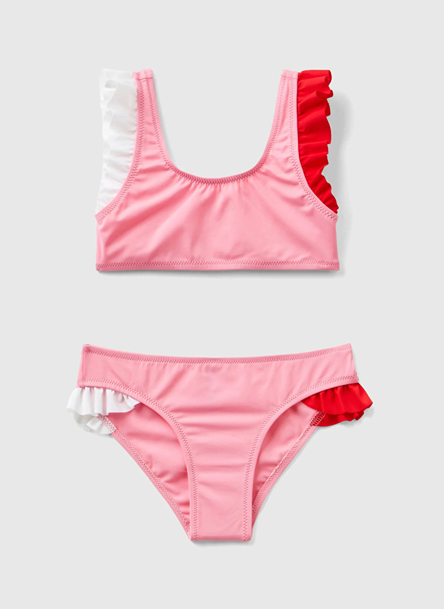 Benetton Pembe Kadın Bikini Takım 624P3L030K022