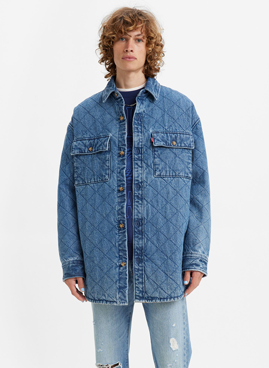 Levis Oversized Mavi Erkek Ceket A0682-0001_BERNAL HEIGHTS OVERSHIRT