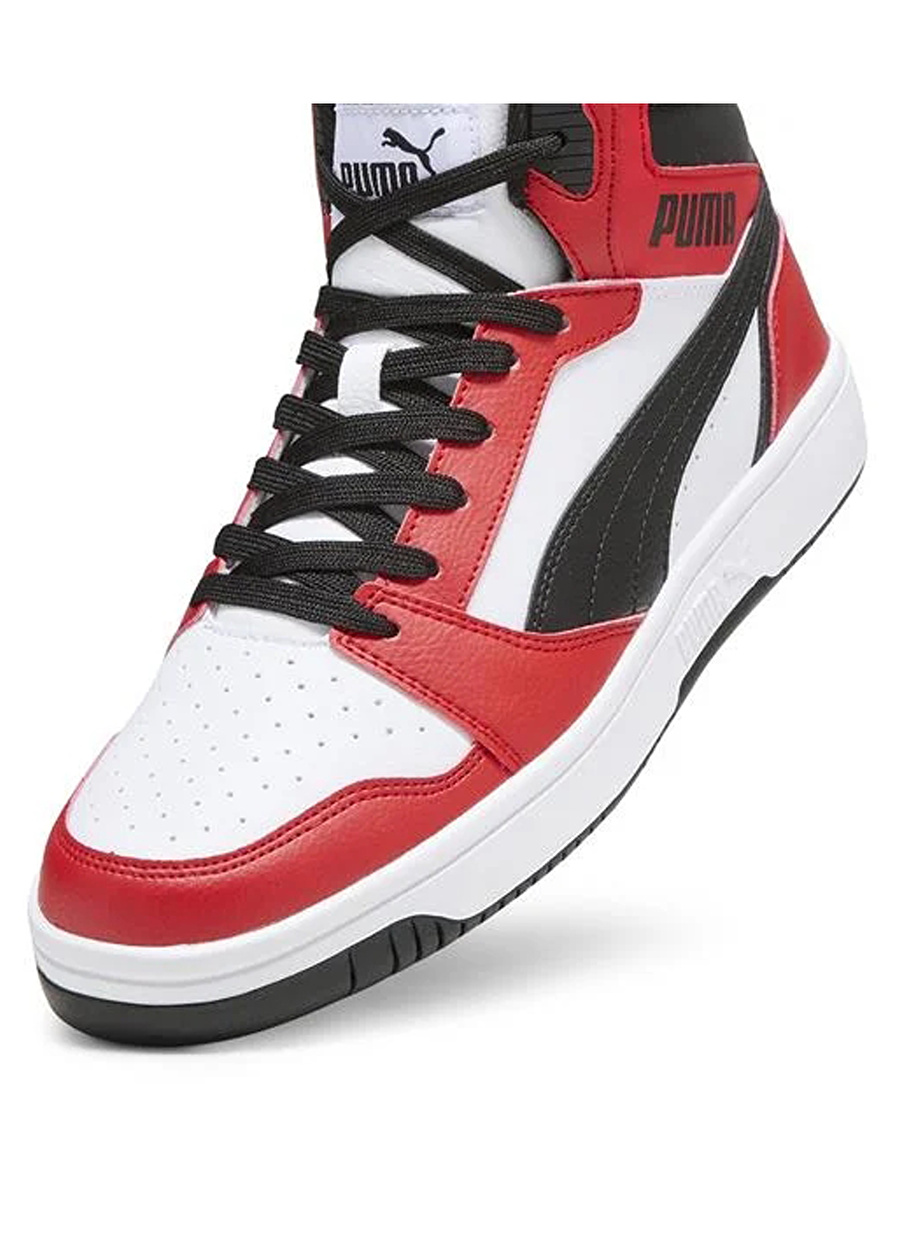 Puma 39232604 Rebound v6 Kırmızı - Beyaz Erkek Lifestyle Ayakkabı   _4