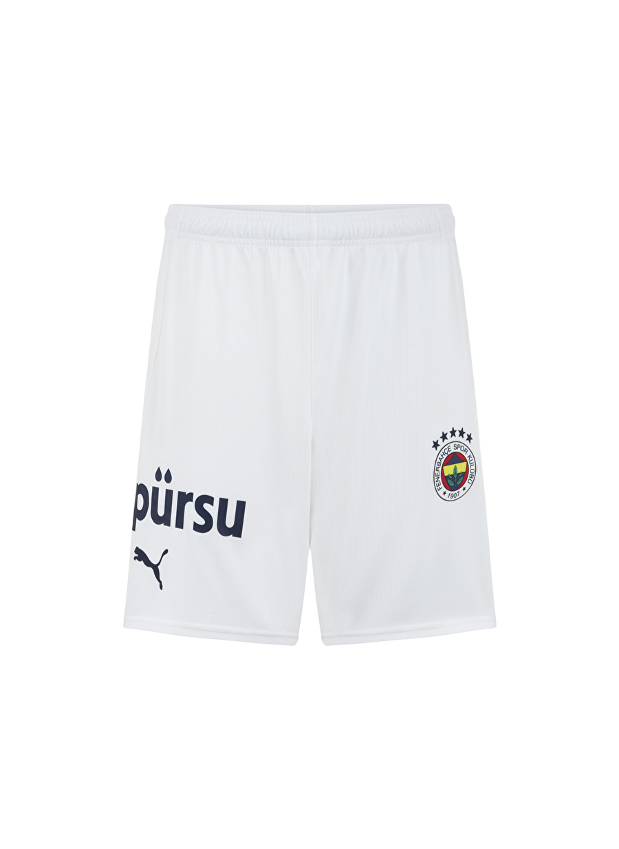 Puma 77538204 FSK Shorts Replica Beyaz Erkek Normal Bel Normal Kalıp Şort 