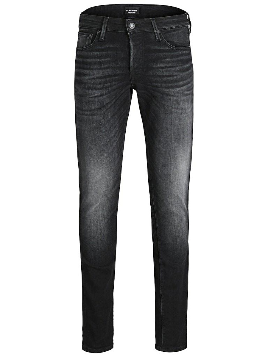 Jack & Jones 12162430_JJIGLENN JJICON JJ 557 50S Siyah Erkek Düşük Bel Slim Fit Denim Pantolon