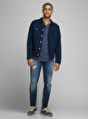 Jack & Jones Mavi Erkek Dar Paça Düşük Bel Slim Fit Denim Pantolon 12169315_JJIGLENN JJORIGINAL GE