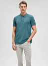 Mavi Düz Petrol Erkek Polo T-Shirt 065920-30708 POLO petrol yeşili