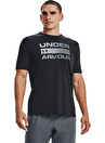 Under Armour 1329582 Team İssue Wordmark SS Siyah Erkek T-Shirt