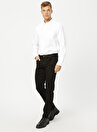 Fabrika  Normal Bel Slim Fit Düz Siyah Erkek Denim Pantolon  -  EDI