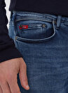 Lee Cooper 211 LCM Normal Bel Pamuklu Dar Paça Mavi Erkek Denim Pantolon